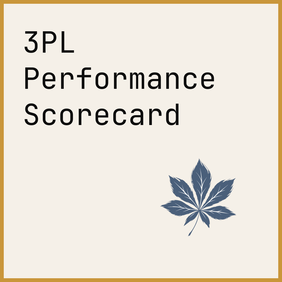 3PL Performance Scorecard