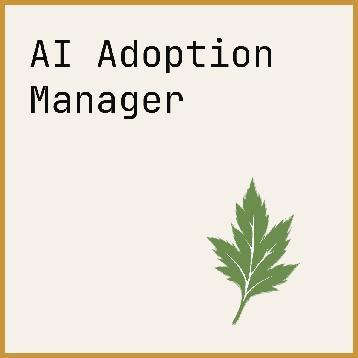 AI Adoption Manager