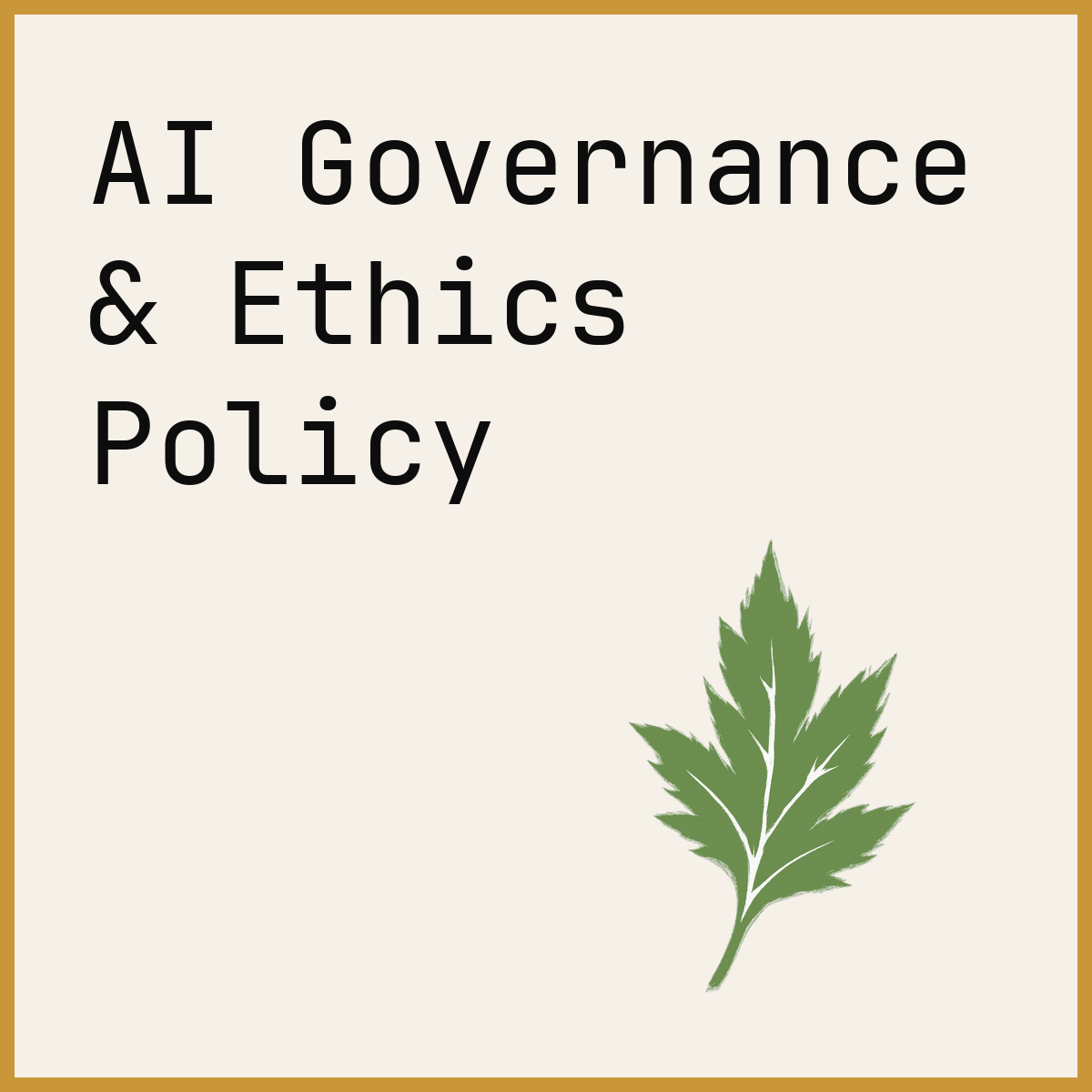 AI Governance & Ethics Policy