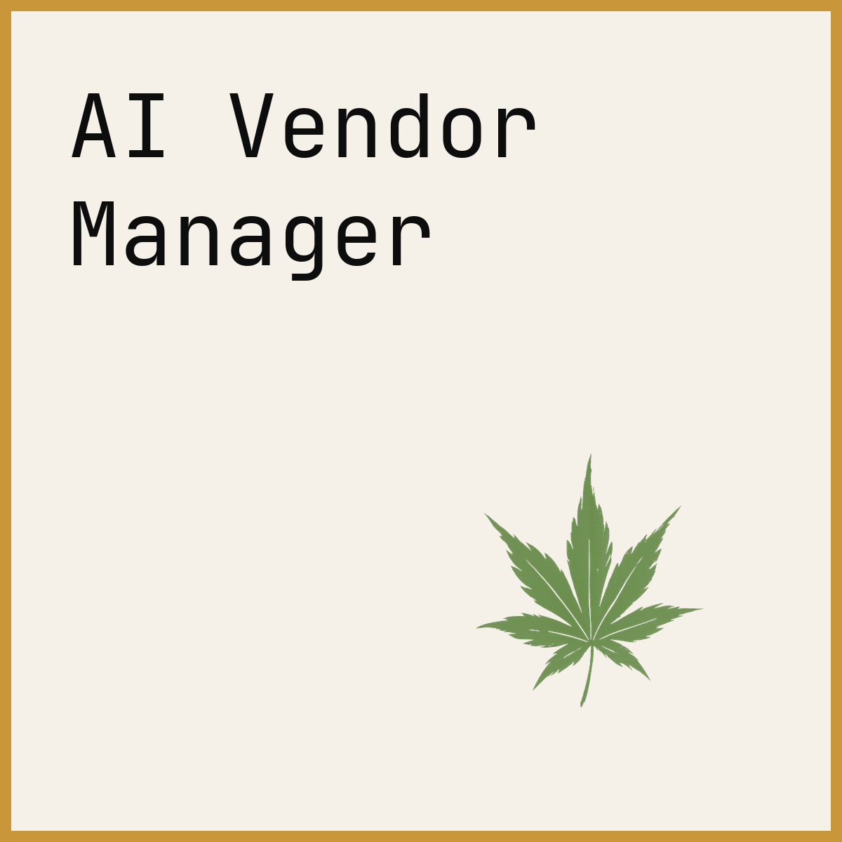 AI Vendor Manager