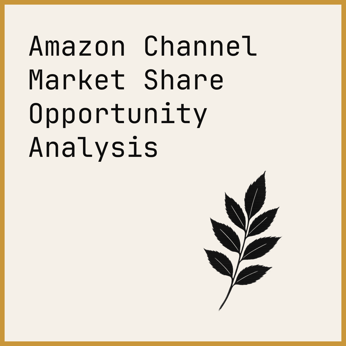 Amazon Channel Market Share Opportunity Analysis