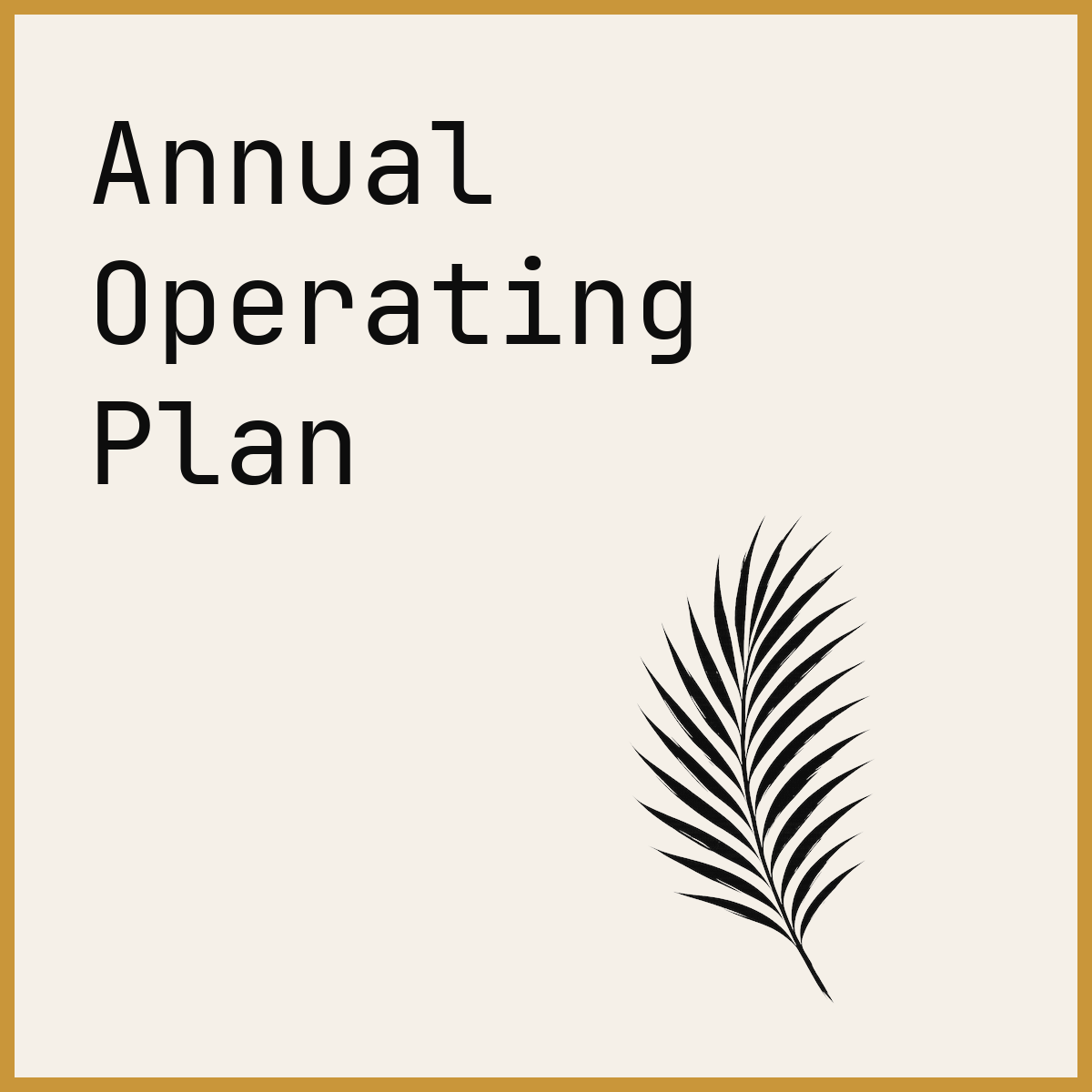 Annual Operating Plan