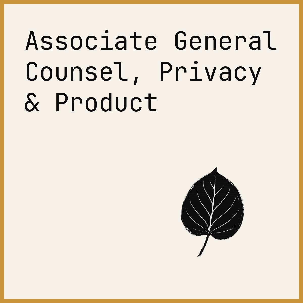 Associate General Counsel, Privacy & Product