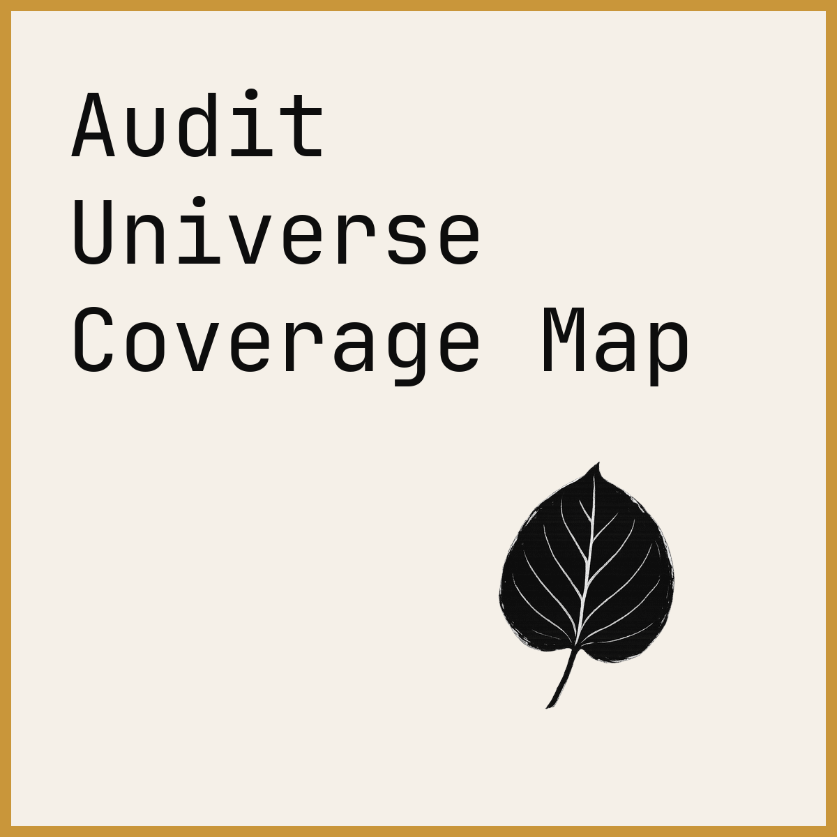 Audit Universe Coverage Map
