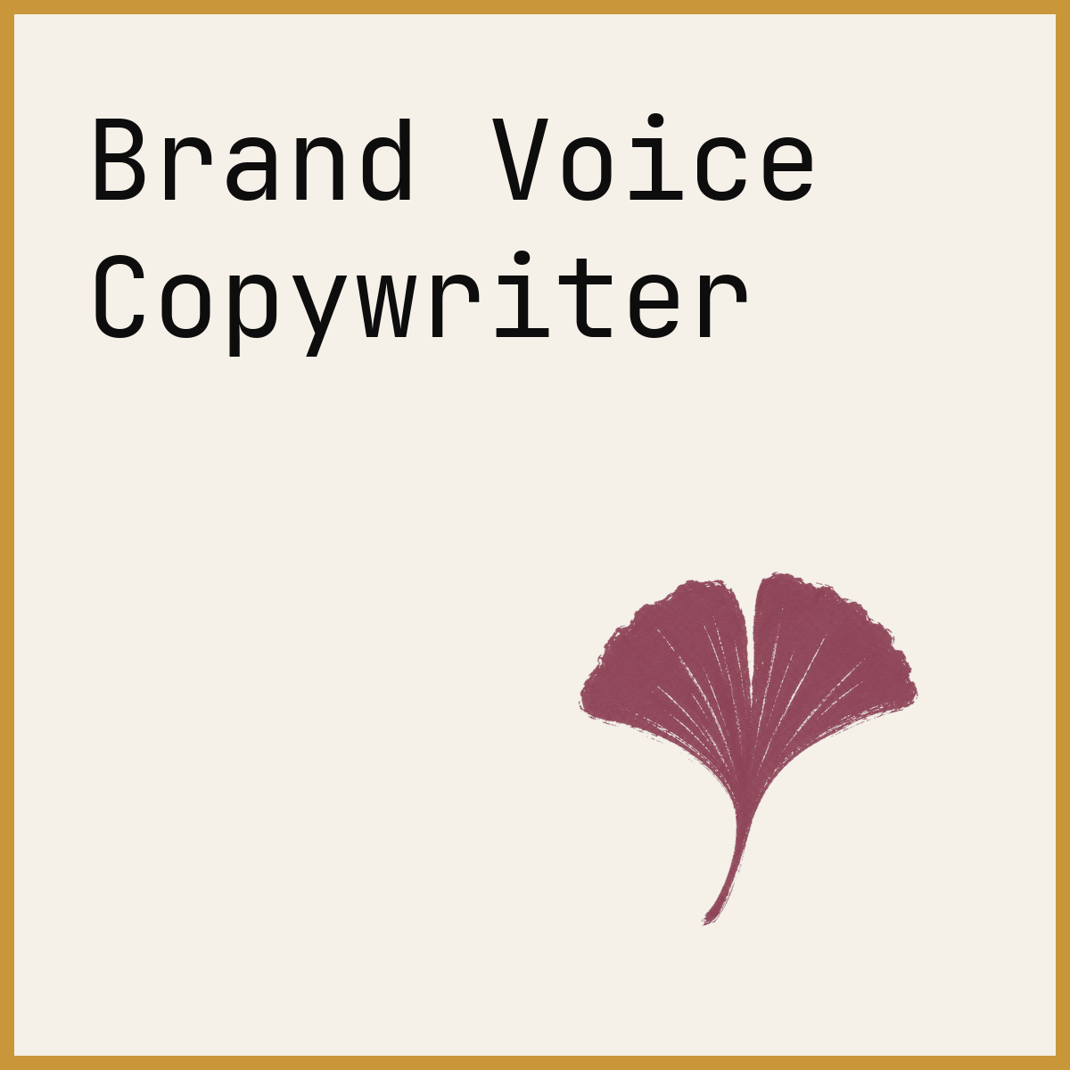 Brand Voice Copywriter