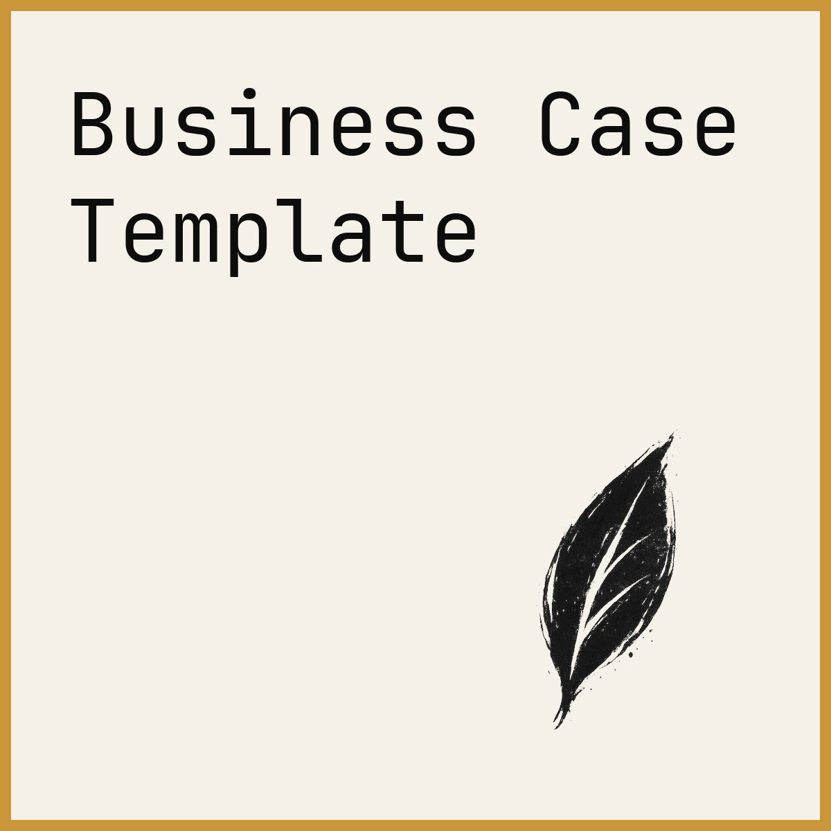 Business Case Template