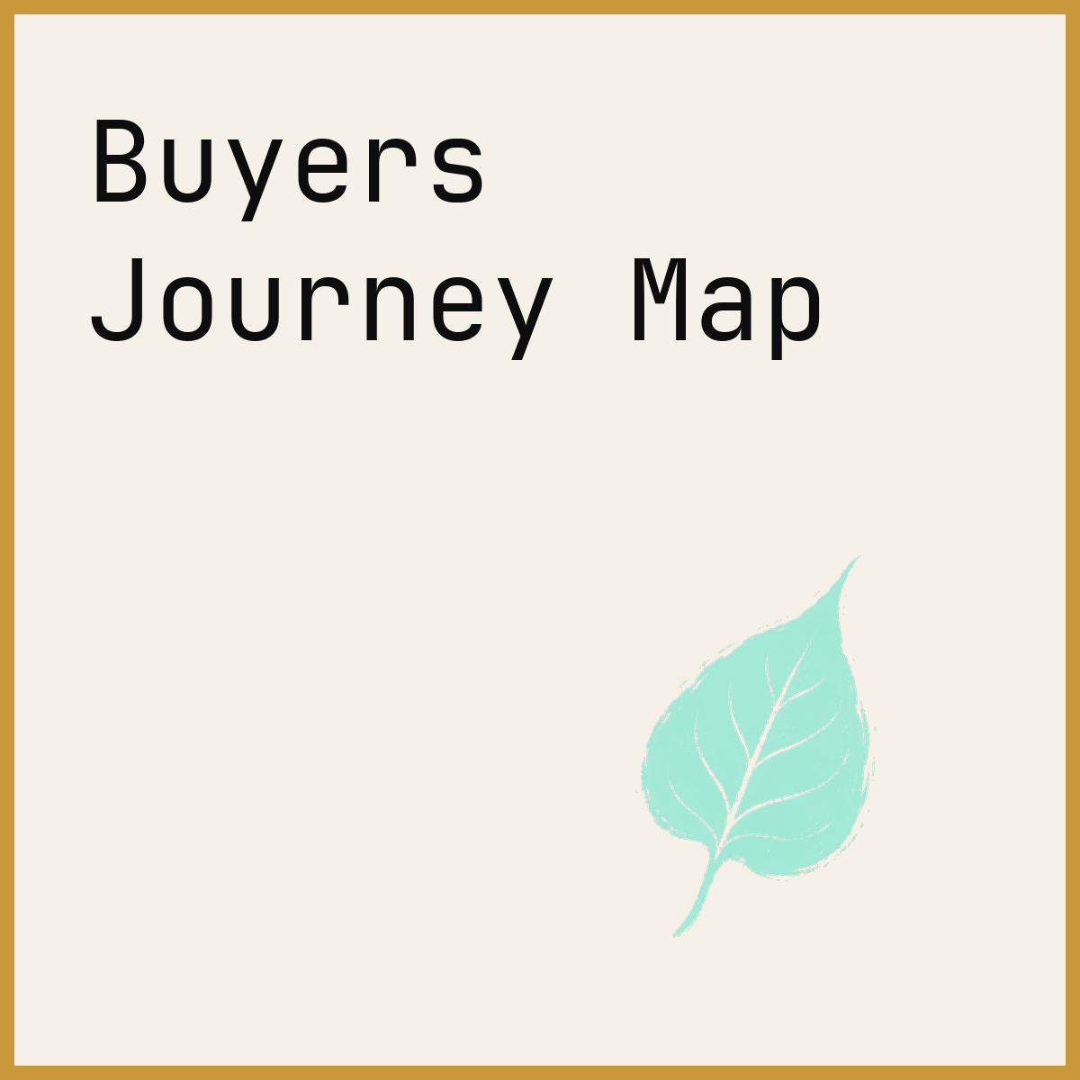 Buyers Journey Map