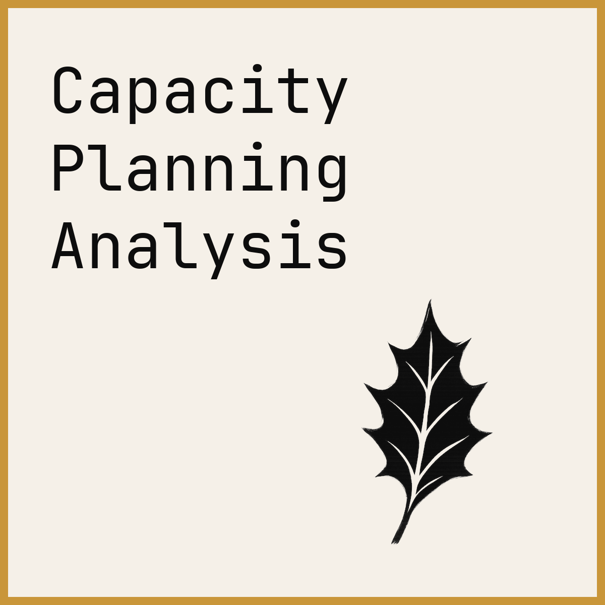Capacity Planning Analysis