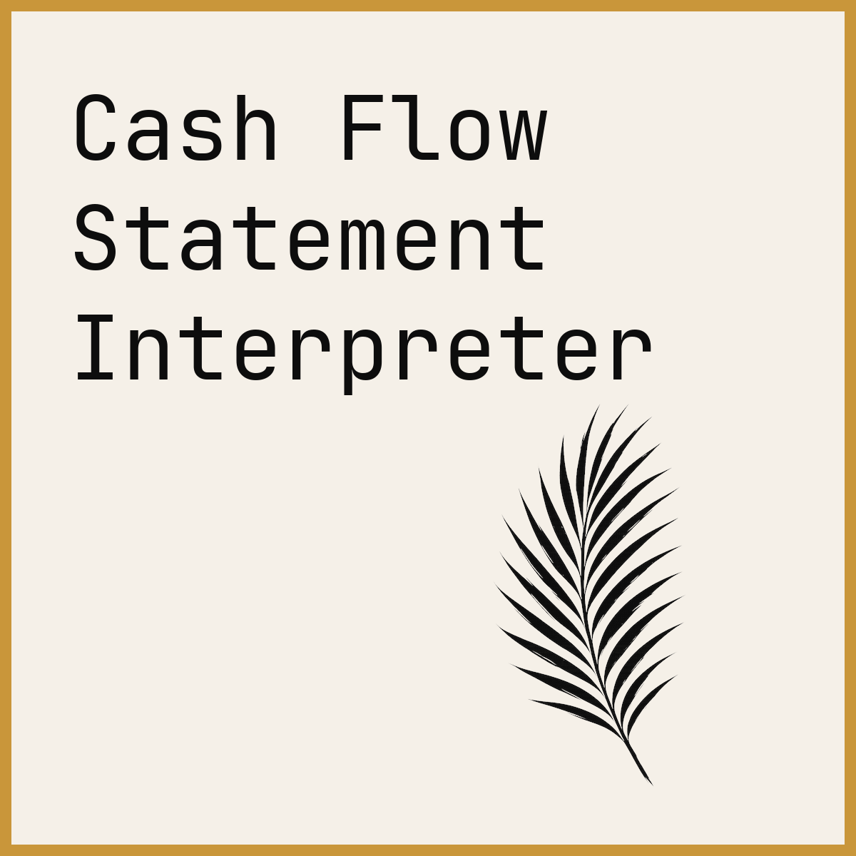 Cash Flow Statement Interpreter