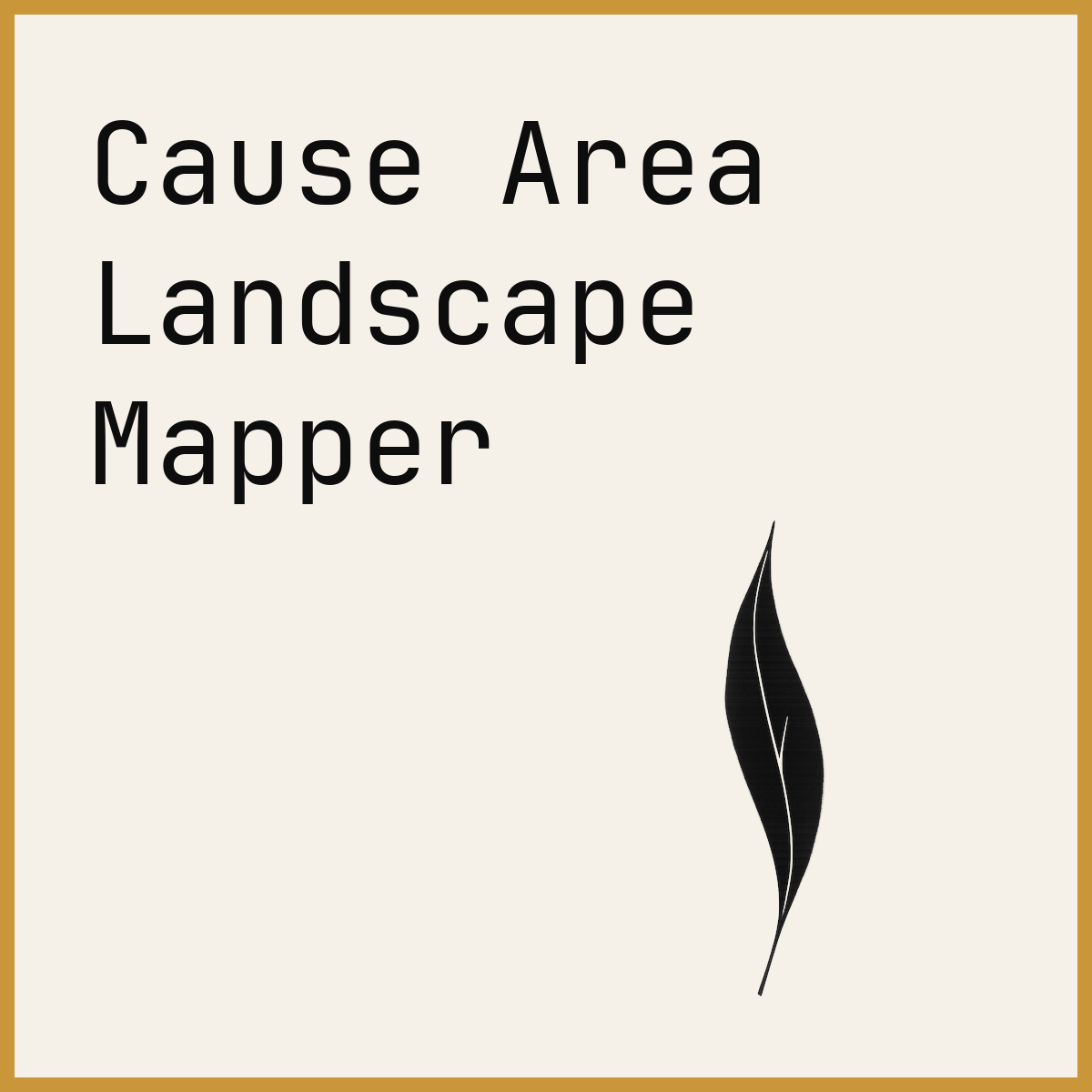 Cause Area Landscape Mapper
