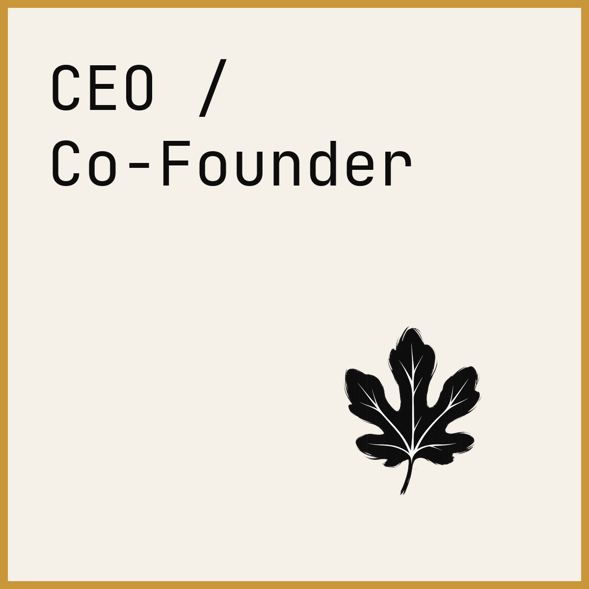 CEO / Co-Founder