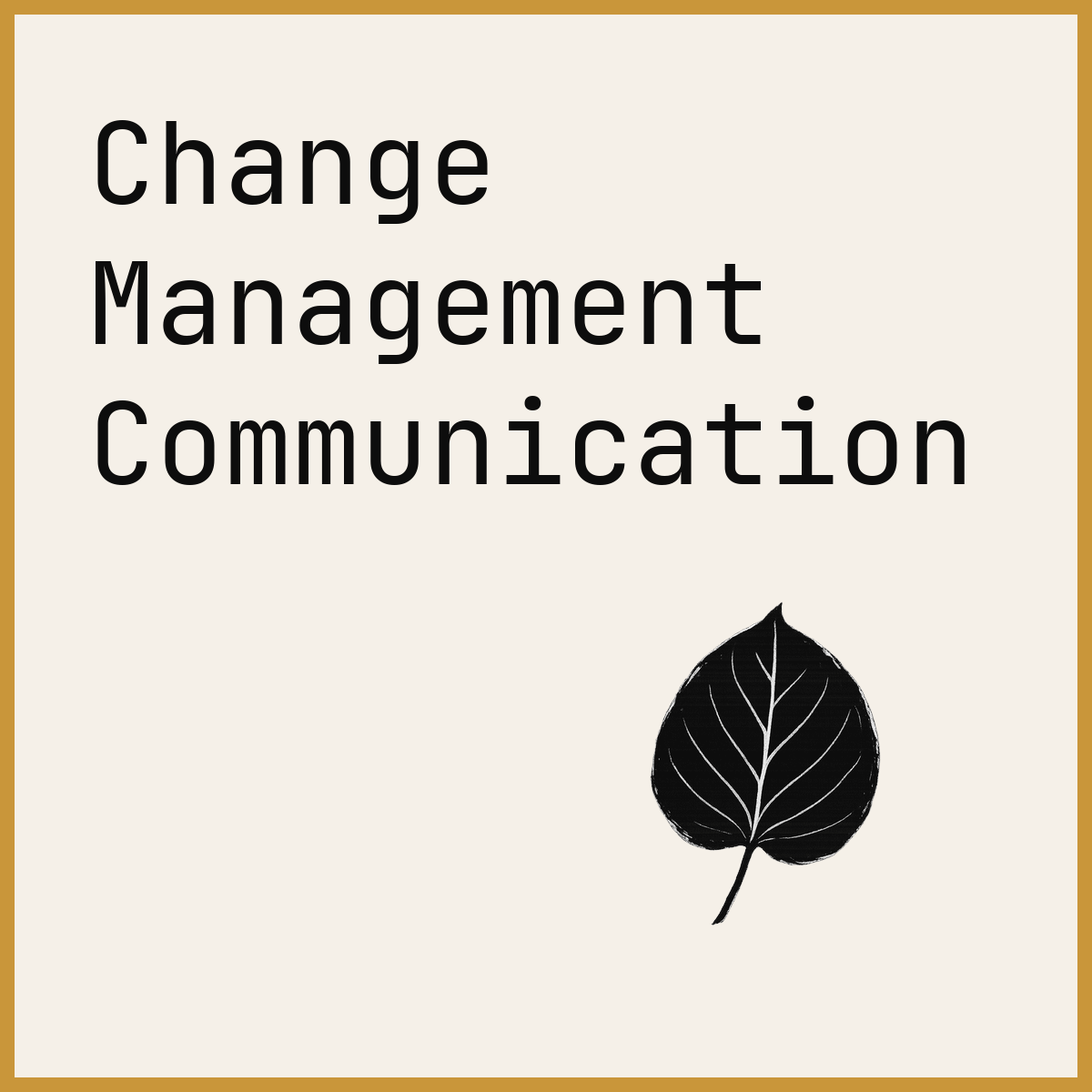 Change Management Communication