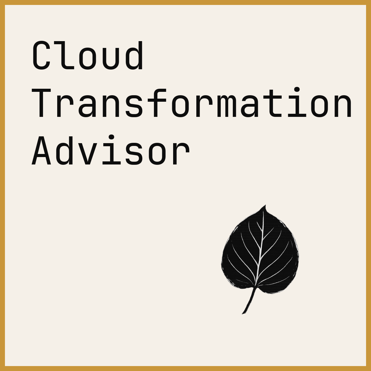 Cloud Transformation Advisor