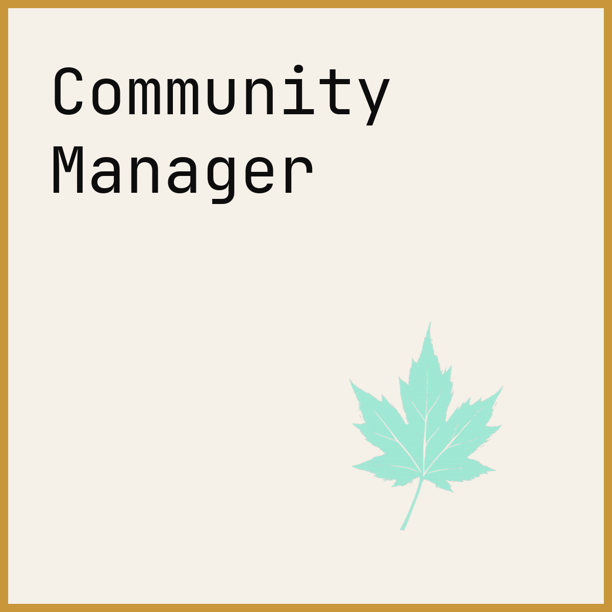 Community Manager