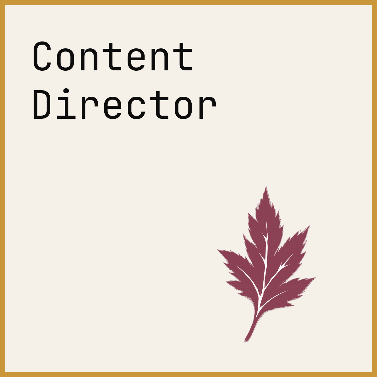 Content Director
