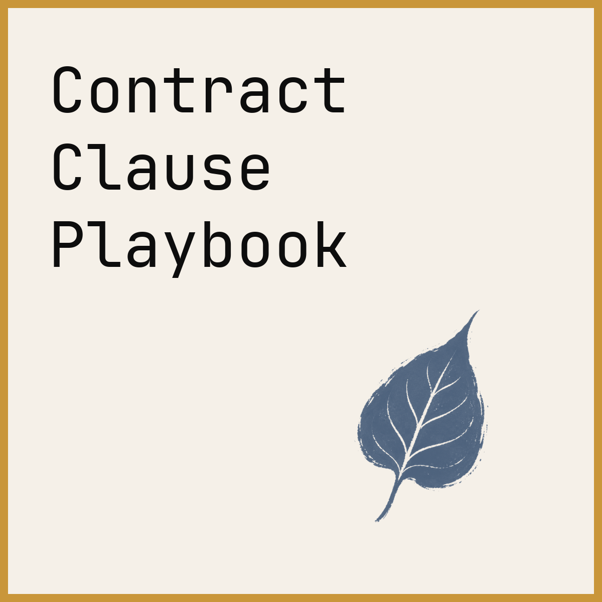 Contract Clause Playbook