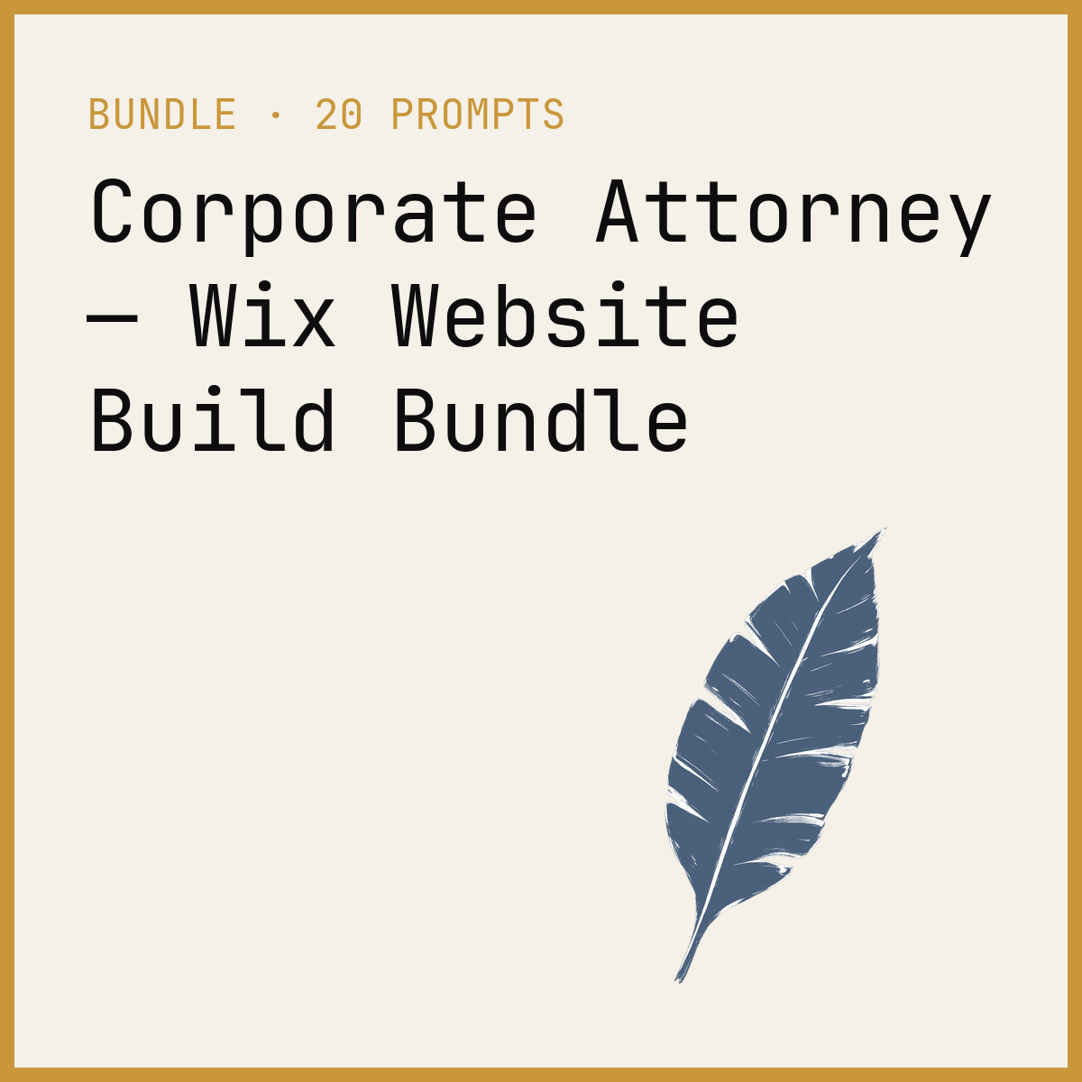Corporate Attorney — Wix Website Build Bundle