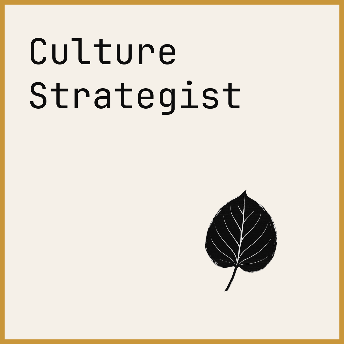 Culture Strategist