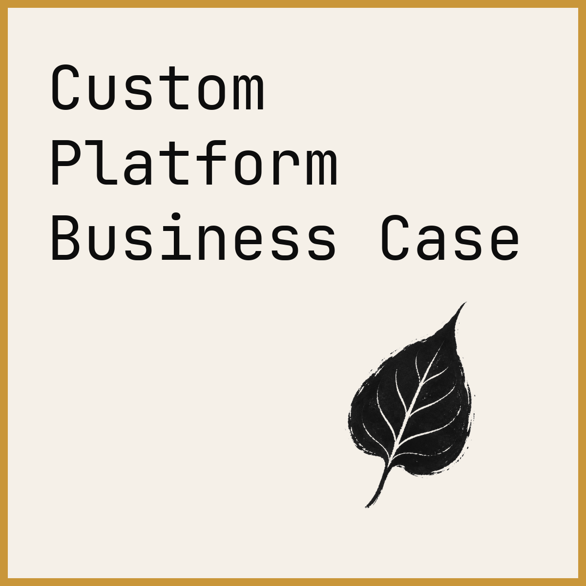 Custom Platform Business Case