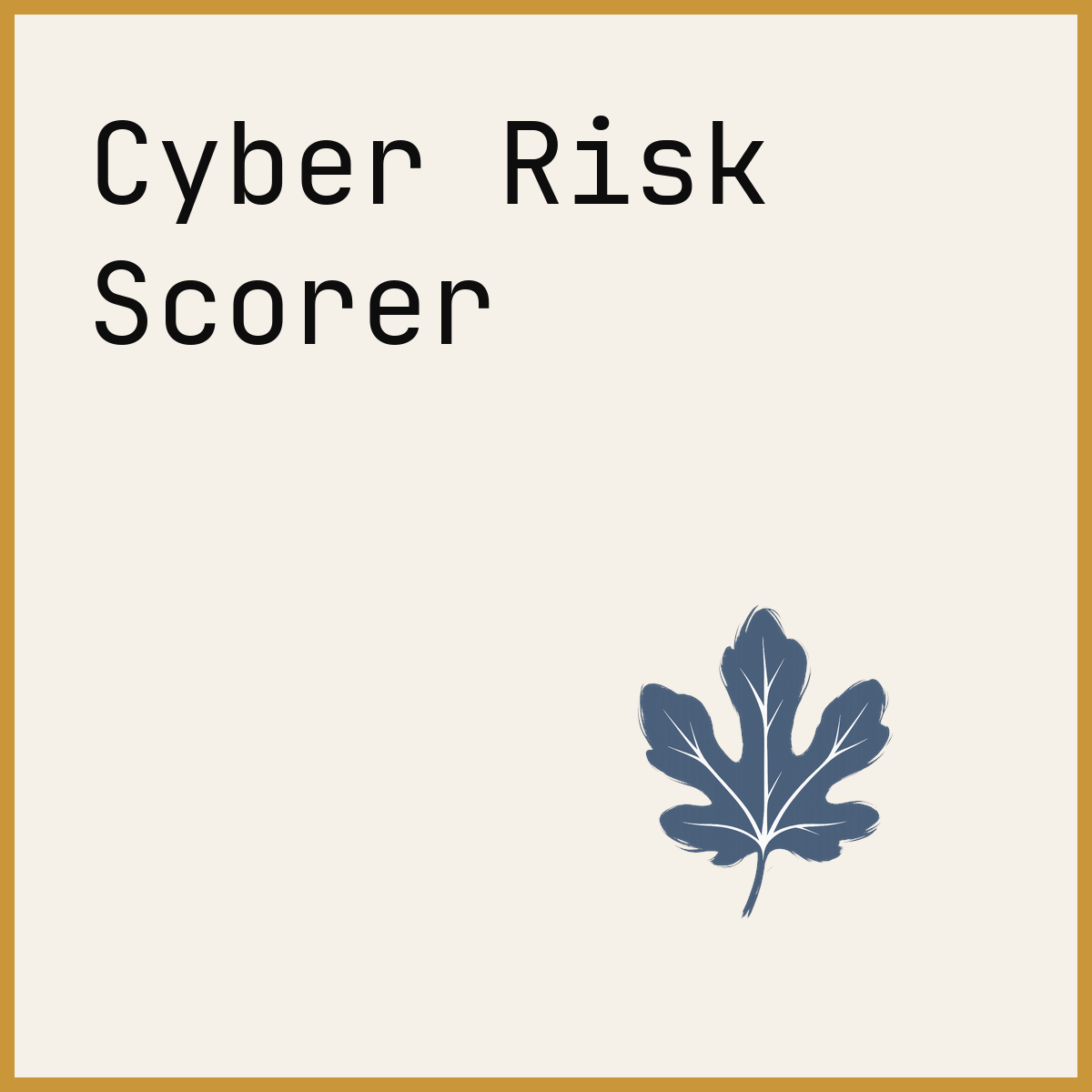 Cyber Risk Scorer