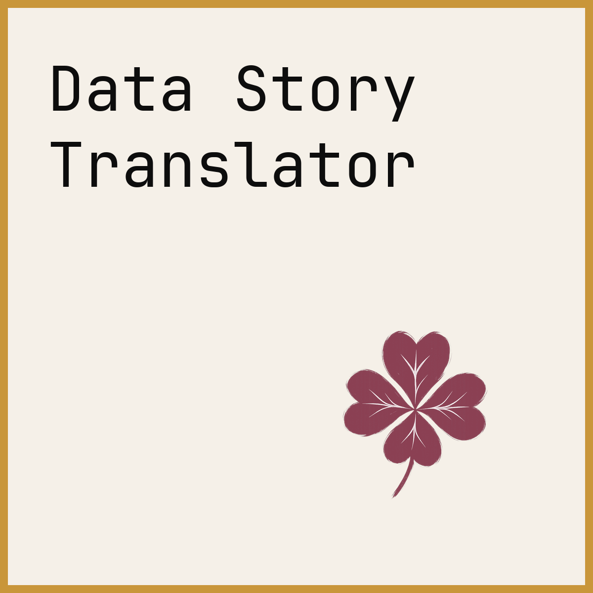 Data Story Translator