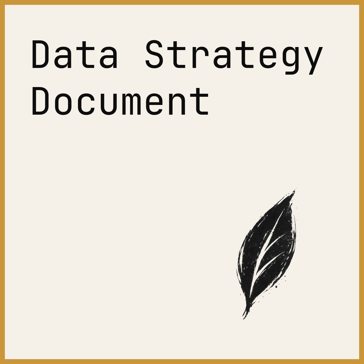 Data Strategy Document