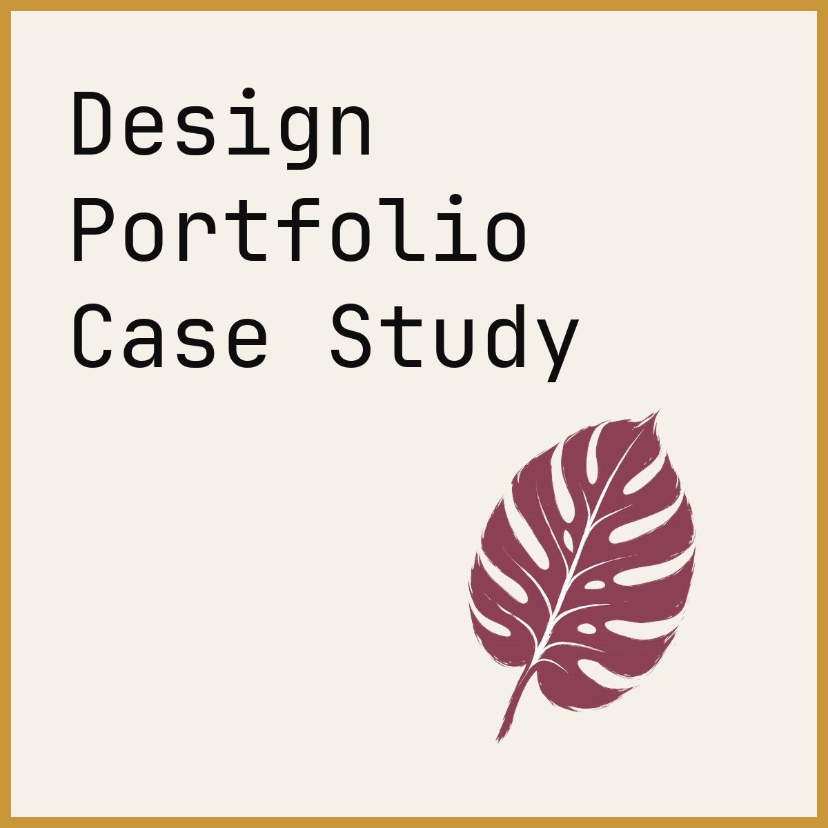 Design Portfolio Case Study