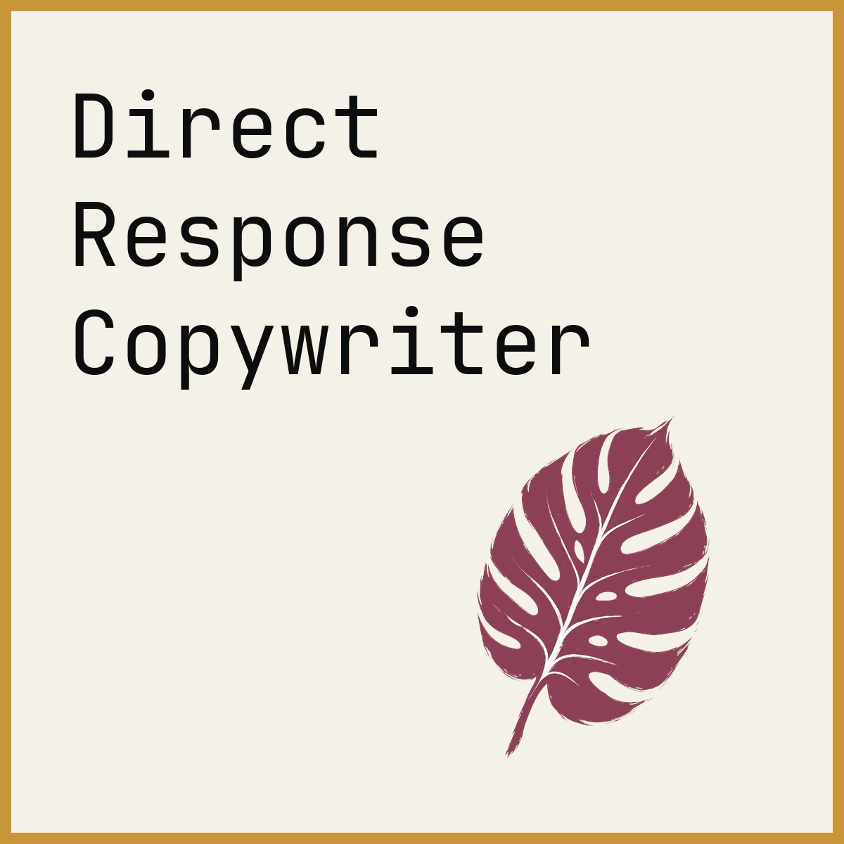 Direct Response Copywriter