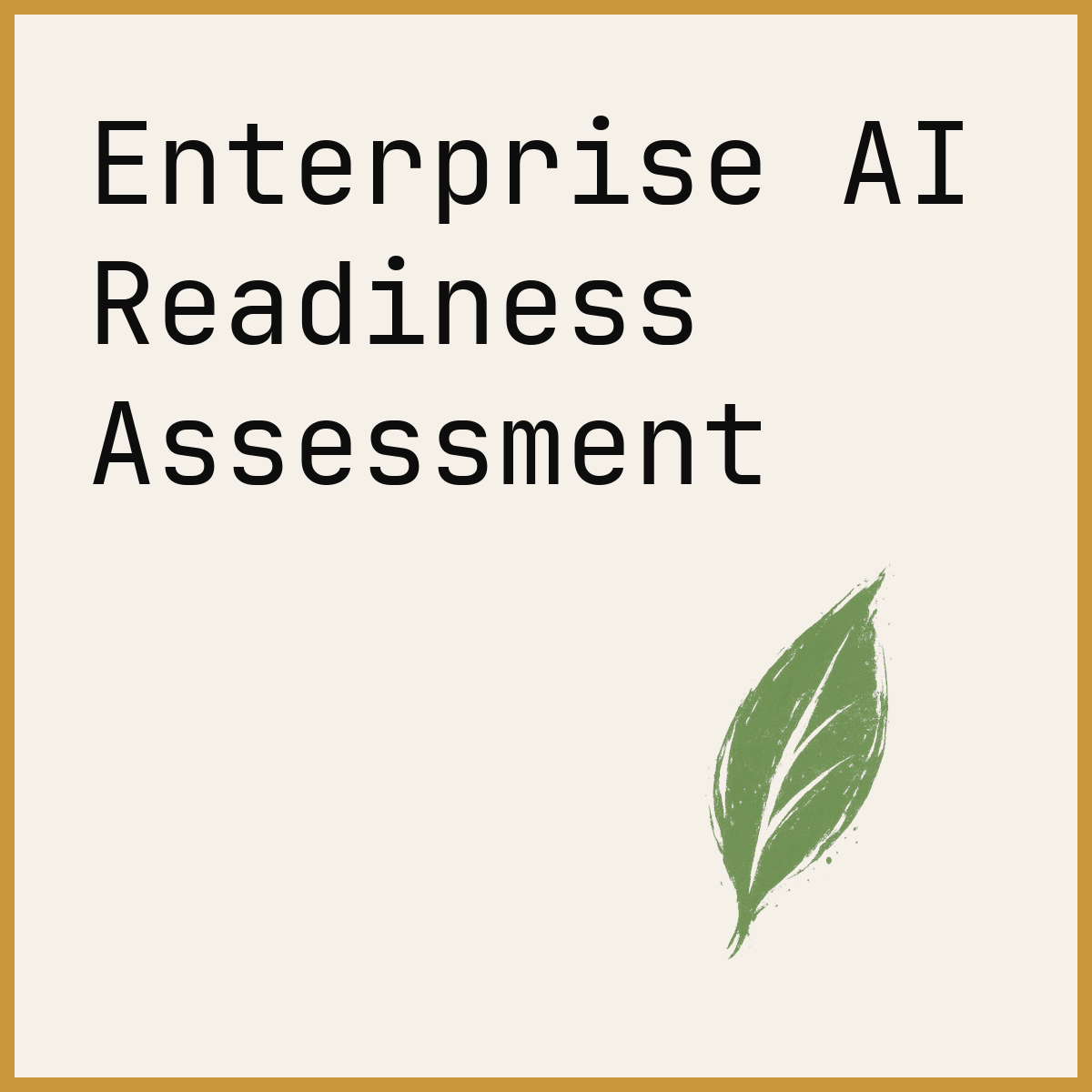 Enterprise AI Readiness Assessment