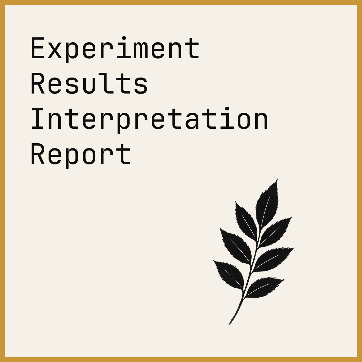 Experiment Results Interpretation Report