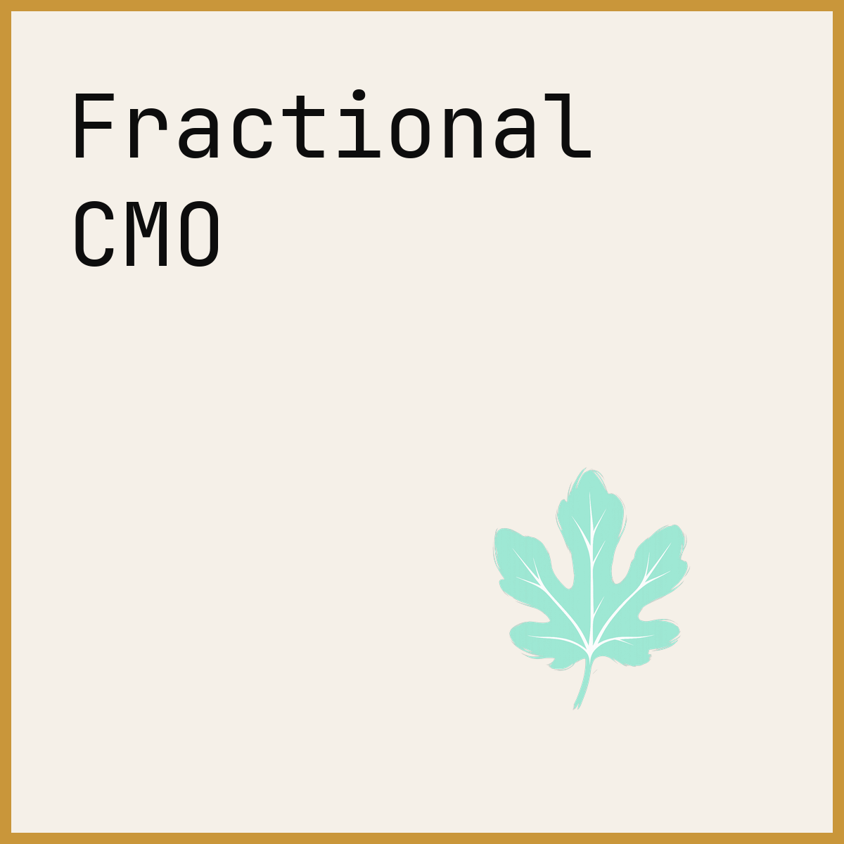 Fractional CMO