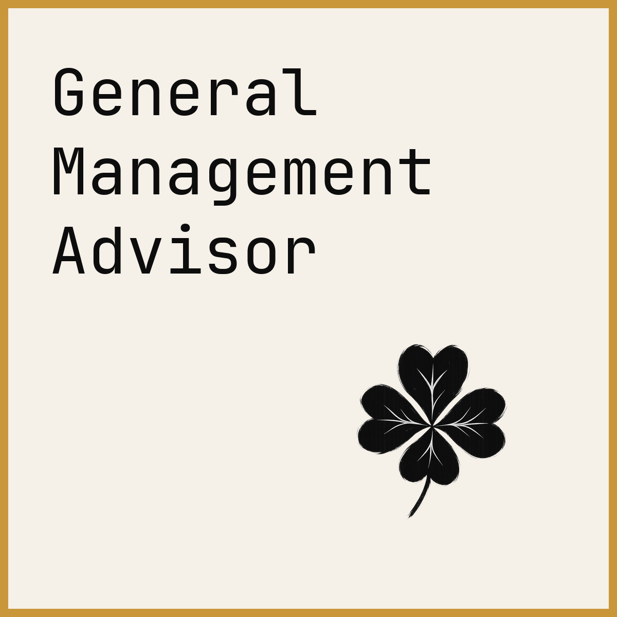 General Management Advisor