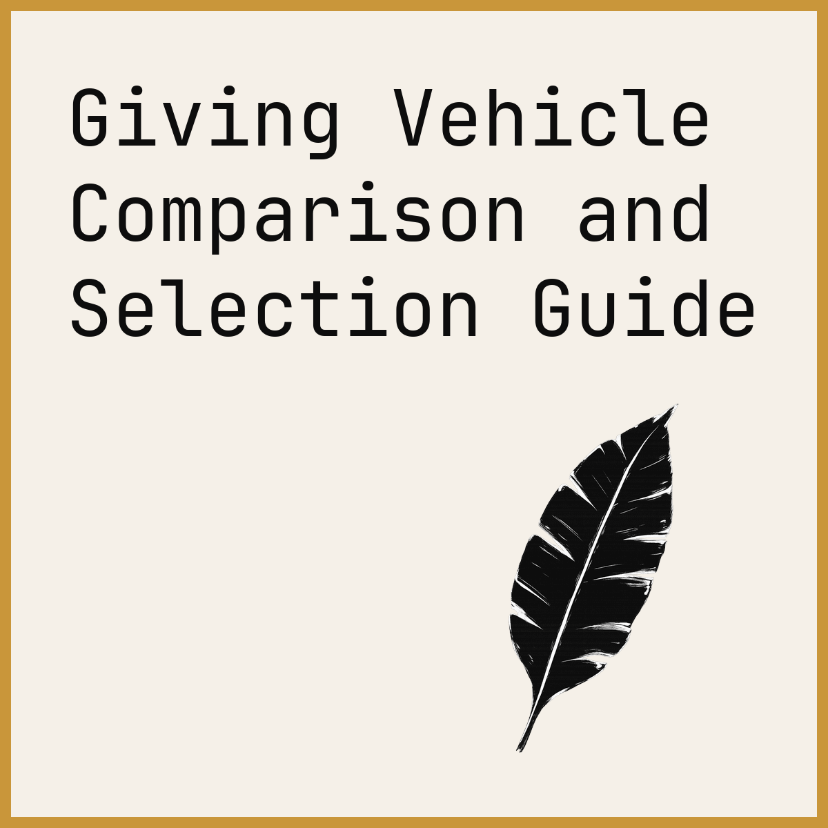 Giving Vehicle Comparison and Selection Guide