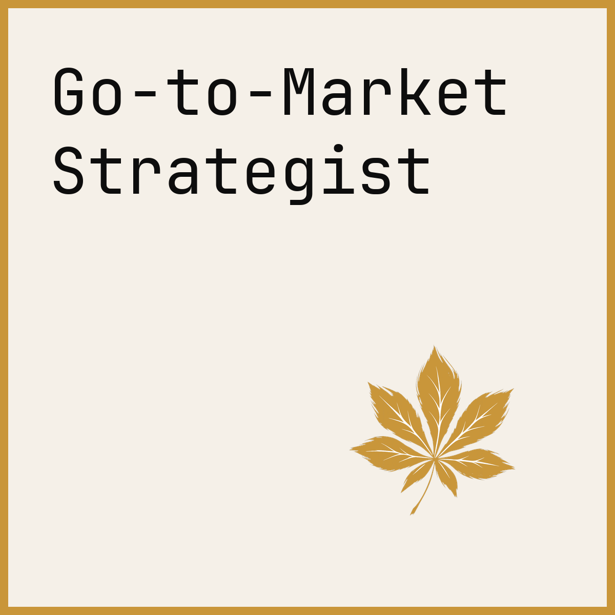 Go-to-Market Strategist