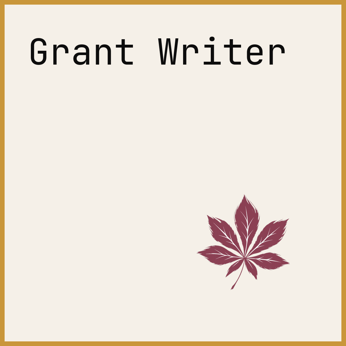 Grant Writer