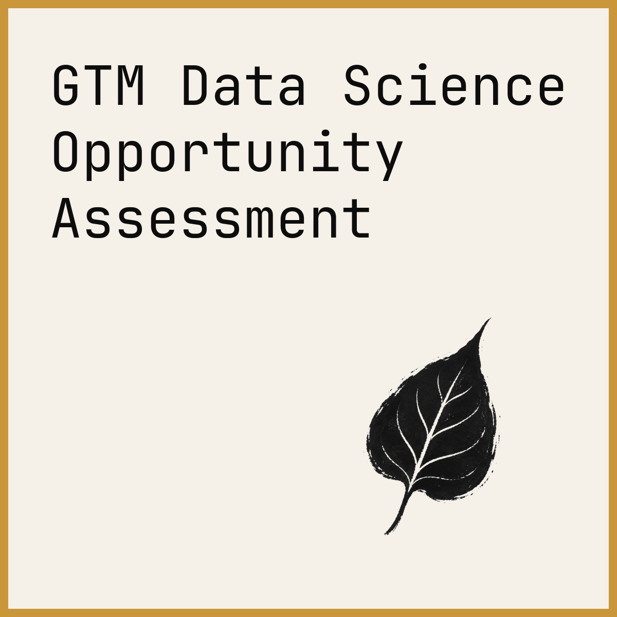 GTM Data Science Opportunity Assessment
