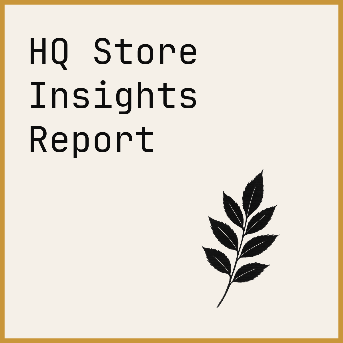 HQ Store Insights Report