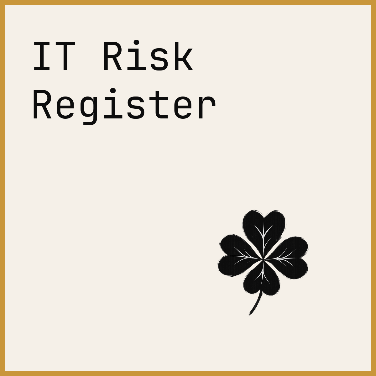 IT Risk Register
