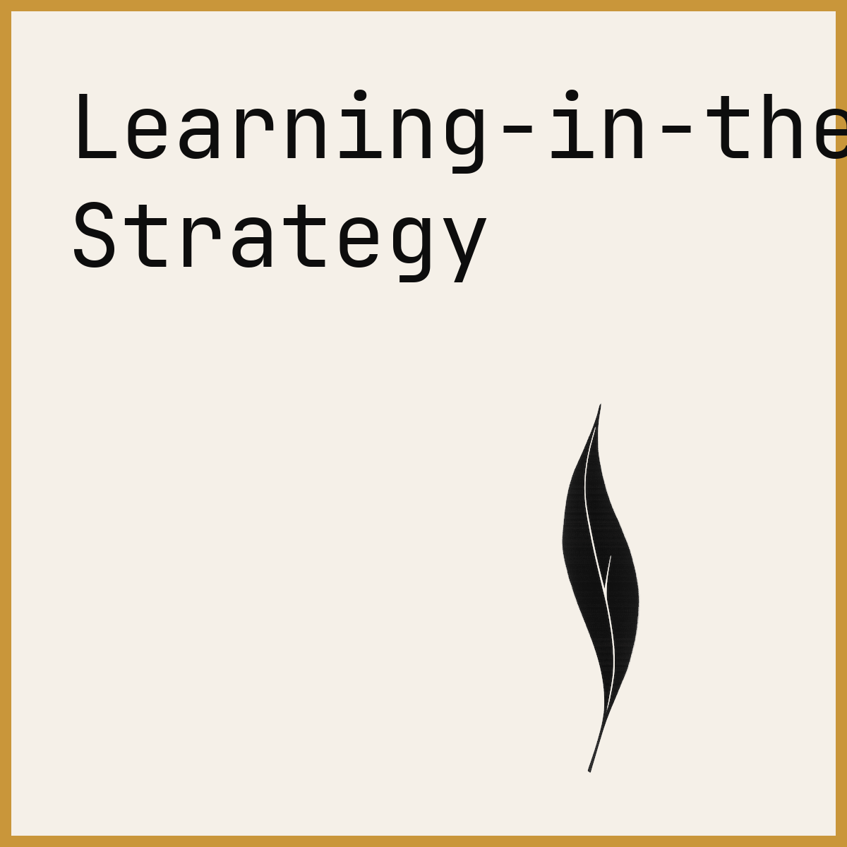 Learning-in-the-Flow-of-Work Strategy