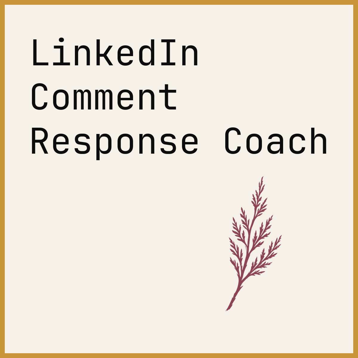 LinkedIn Comment Response Coach