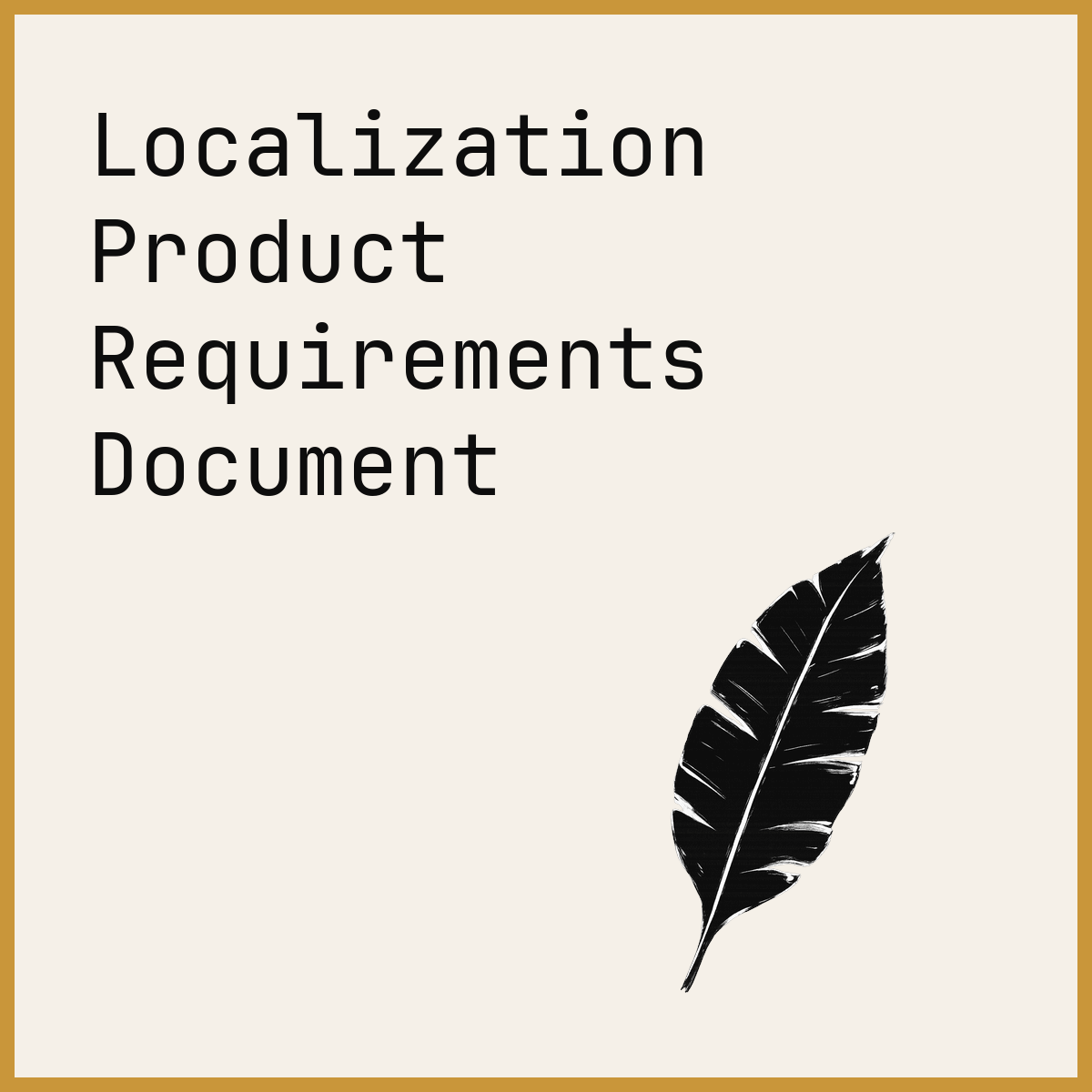 Localization Product Requirements Document