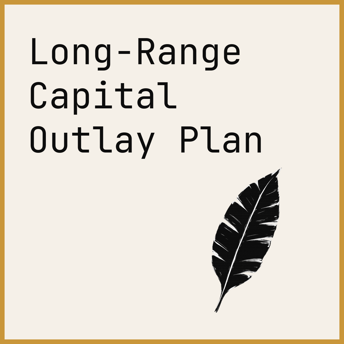 Long-Range Capital Outlay Plan