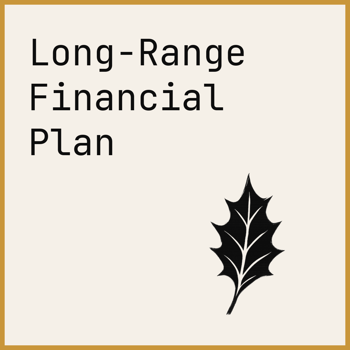 Long-Range Financial Plan