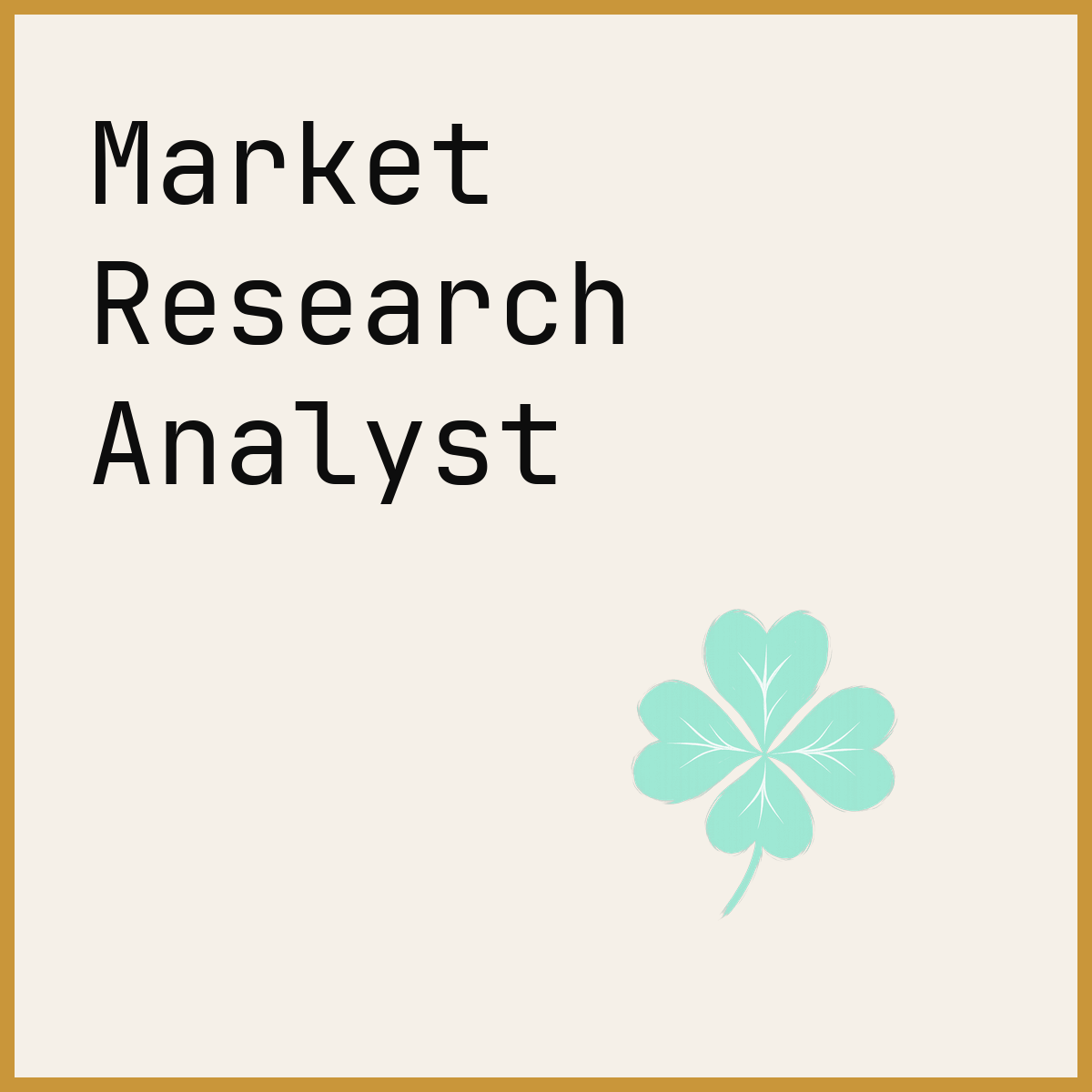 Market Research Analyst