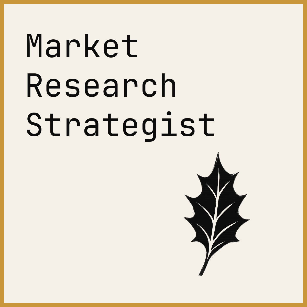 Market Research Strategist