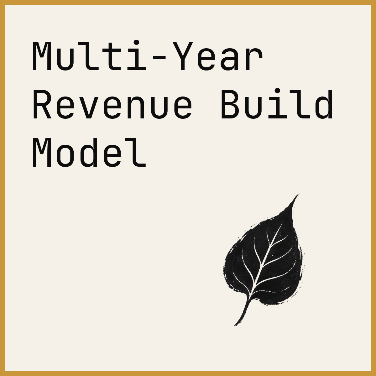 Multi-Year Revenue Build Model