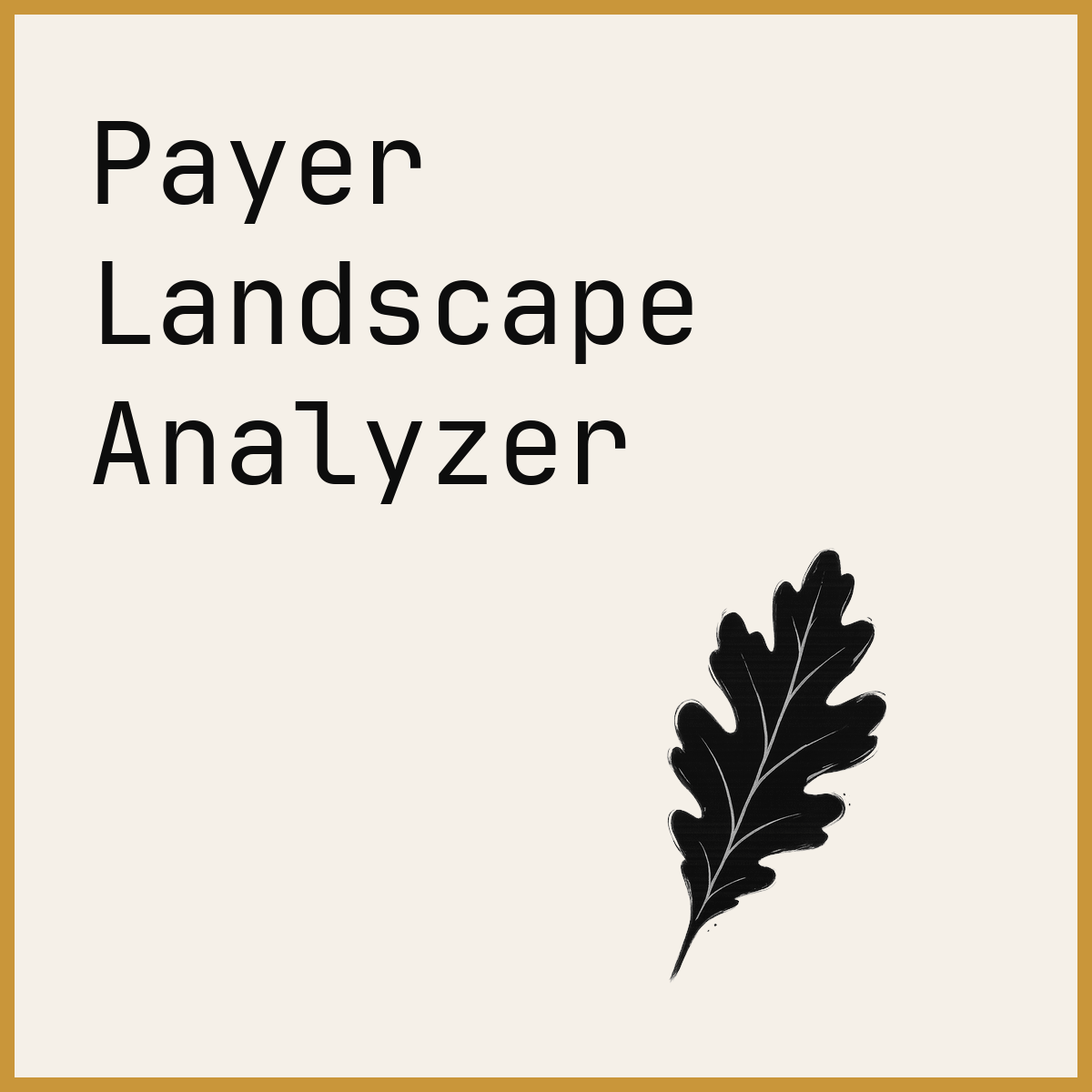 Payer Landscape Analyzer
