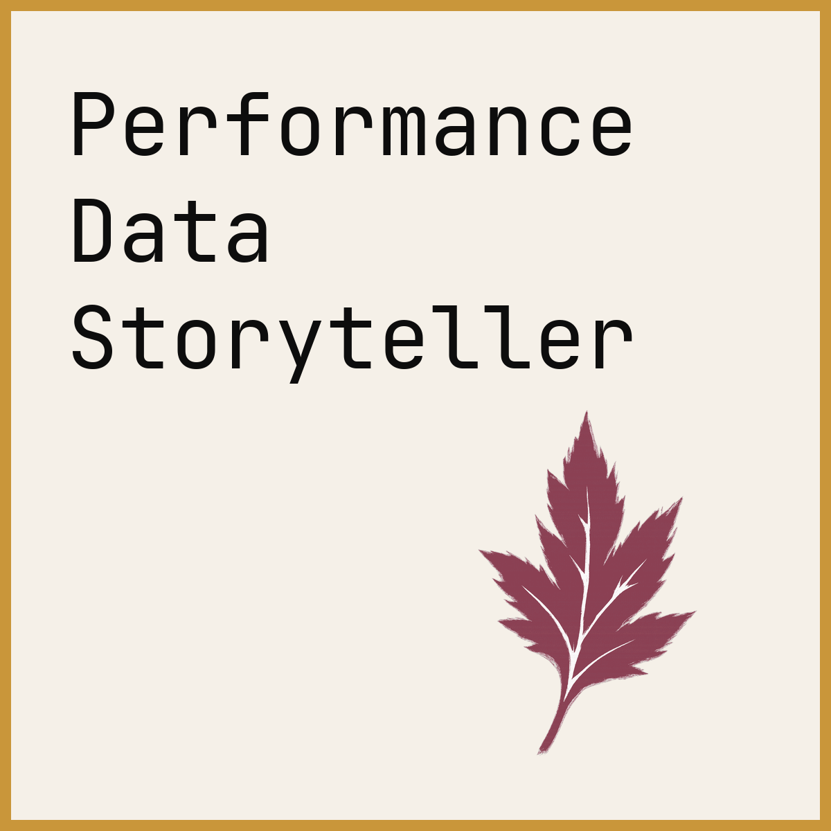 Performance Data Storyteller