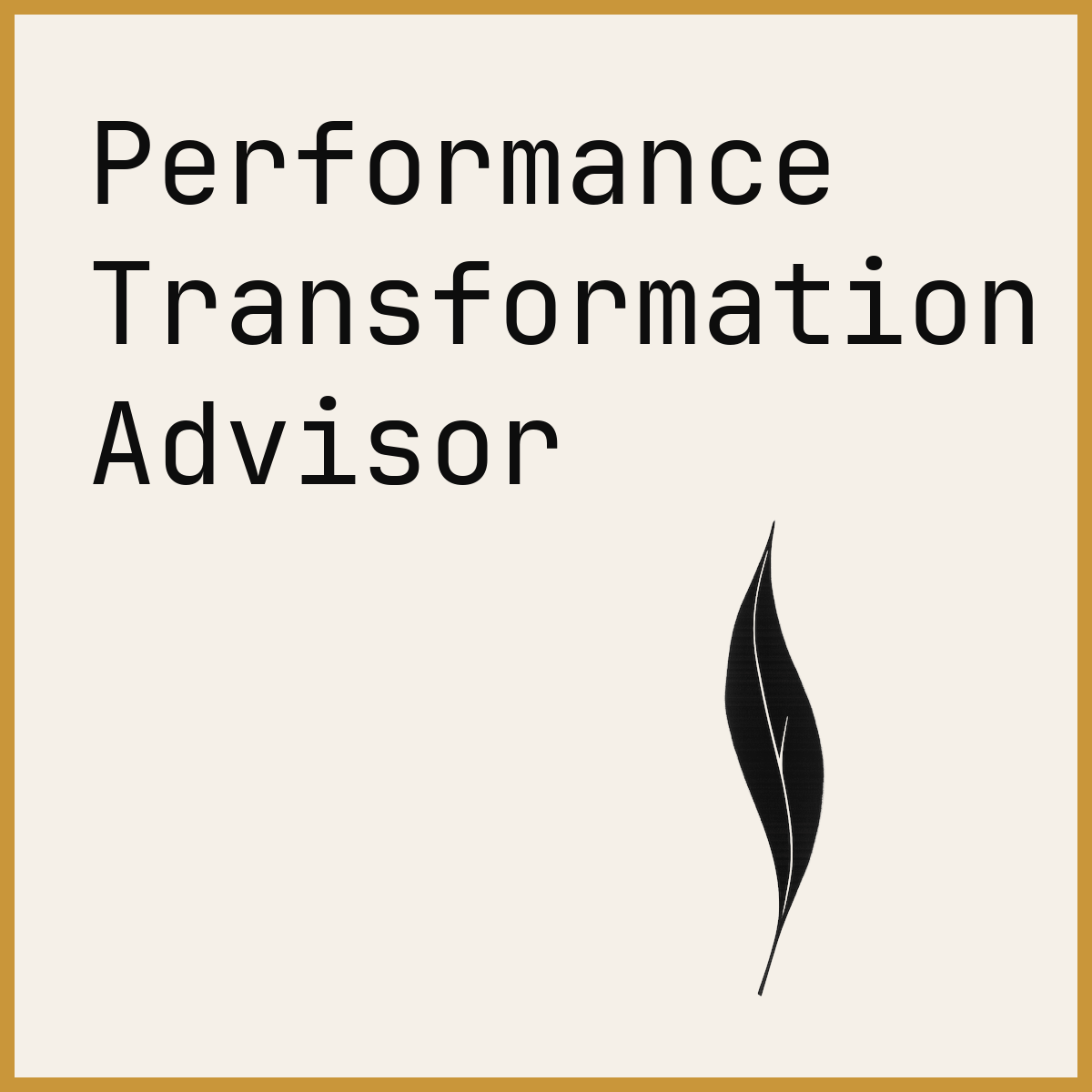 Performance Transformation Advisor