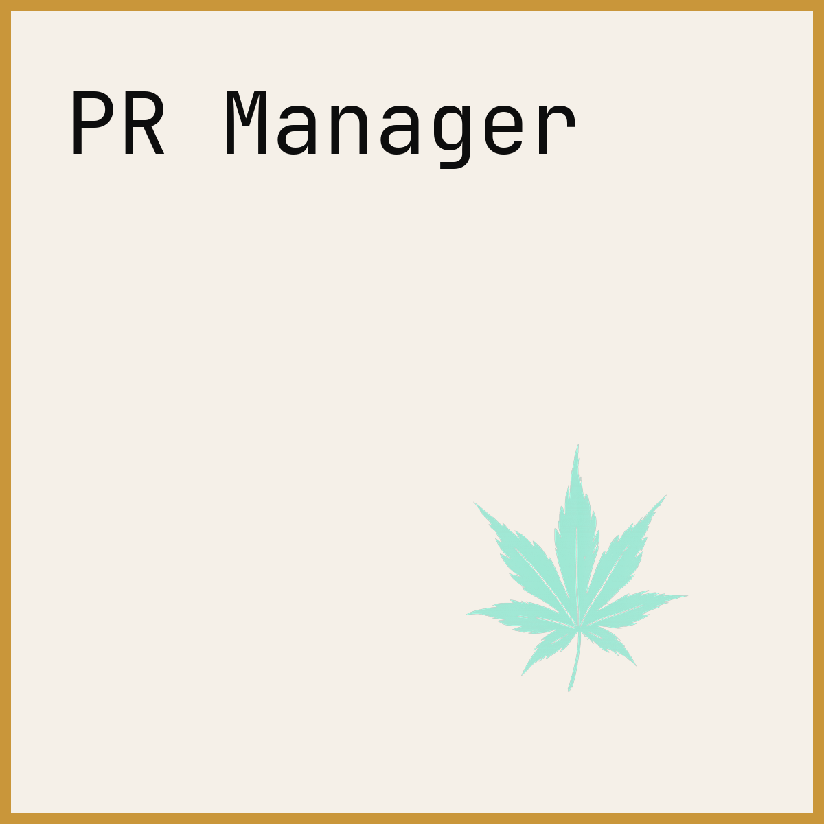PR Manager